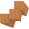 Ekena Millwork 7 3/4W x 7 3/4H x 1/4T Wood Hobby Boards, Cherry, 25PK HBW08X08X250DCH - alternate 1